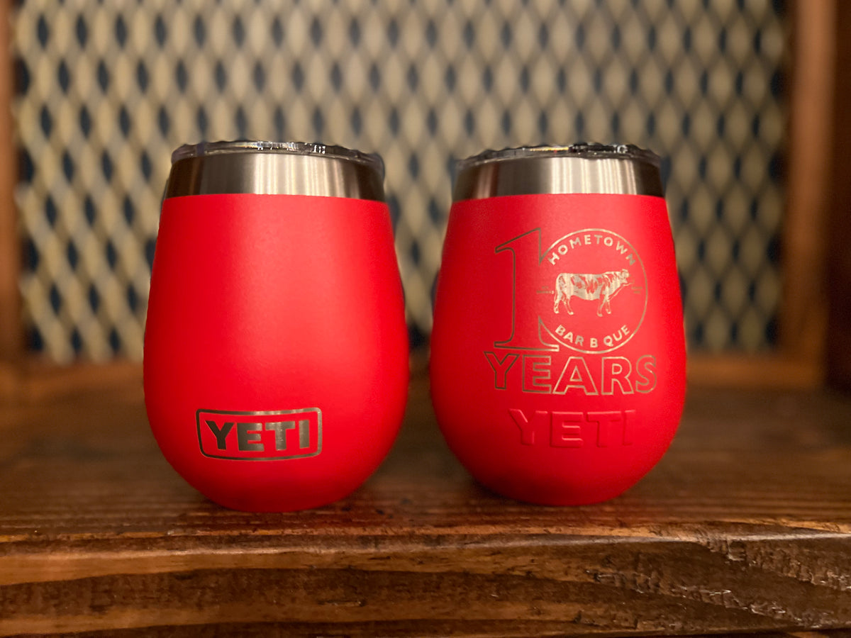 Yeti Hometown 10 Year Anniversary Wine Tumbler – Hometown-BBQ