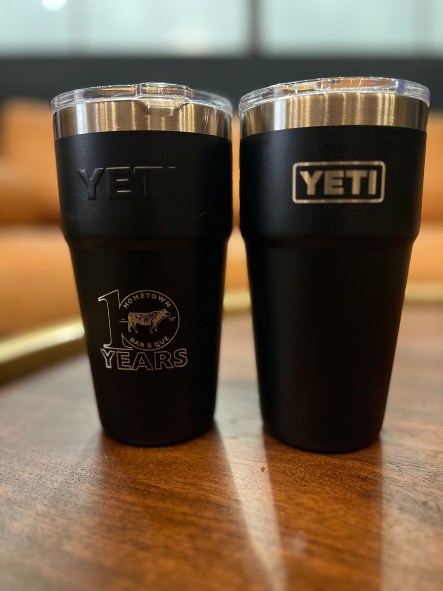 Yeti Hometown 10 Year Anniversary Rambler 16oz Pint – Hometown-BBQ