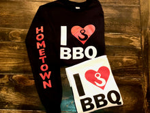 Load image into Gallery viewer, I &quot;Heart&quot; BBQ Pullover (Long Sleeve | Multiple colors)
