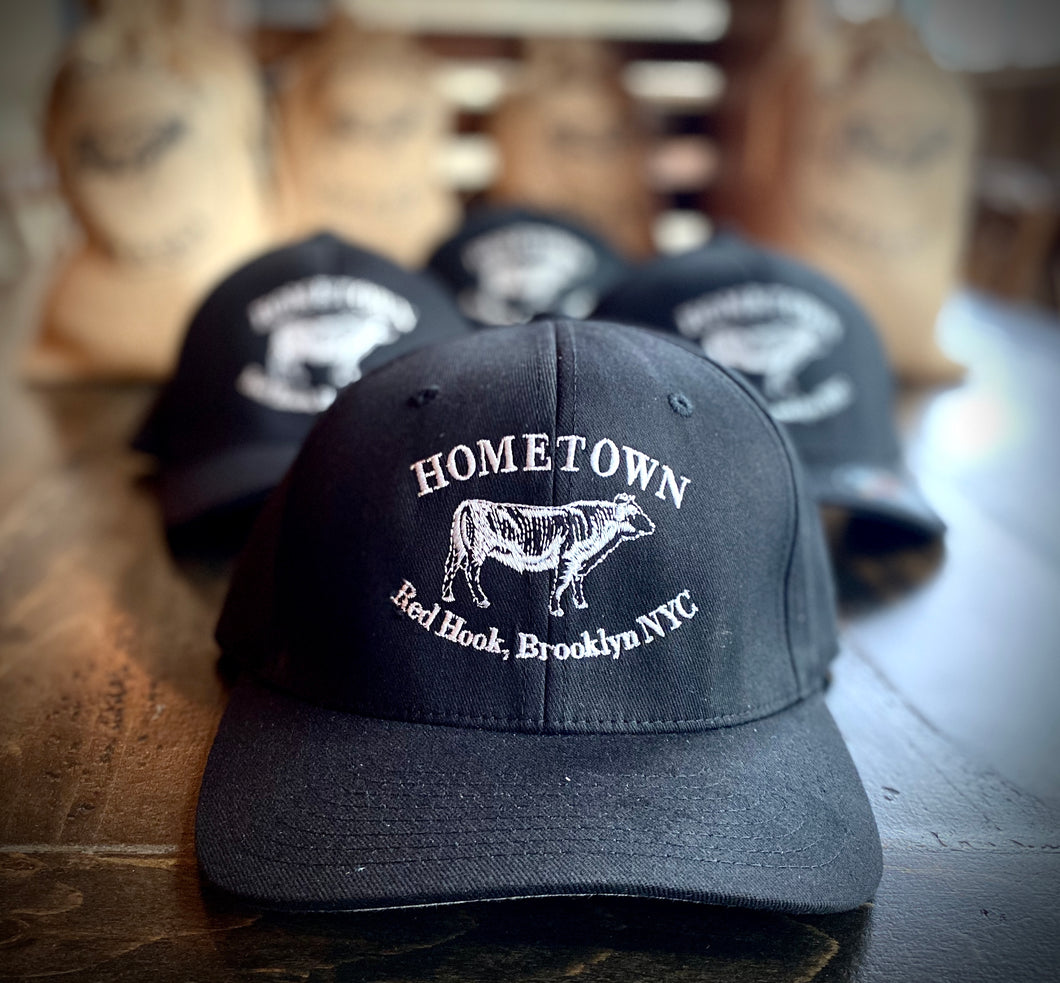 Hometown's Black Flex-fit Hat