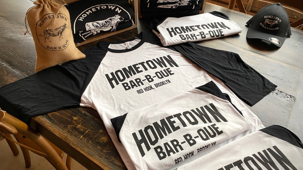Hometown's Raglan Baseball T-shirt
